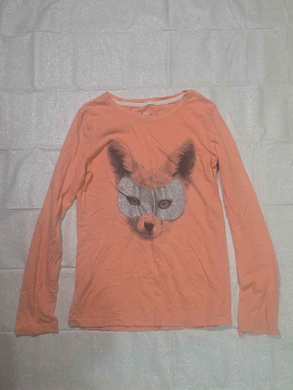 Circo Peach Girls Crew Neck Long Sleeve Tee